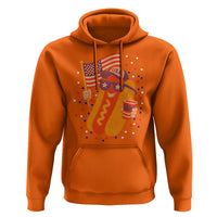 International Dot Day Hotdog Hoodie Red White Blue Polka Dots
