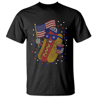 International Dot Day Hotdog T Shirt Red White Blue Polka Dots