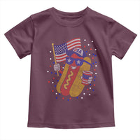 International Dot Day Hotdog Toddler T Shirt Red White Blue Polka Dots