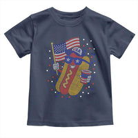 International Dot Day Hotdog Toddler T Shirt Red White Blue Polka Dots