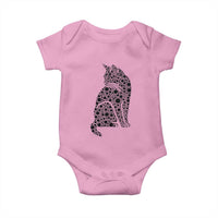 Polka Dot Black Cat Baby Onesie International Dot Day Gift