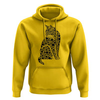 Polka Dot Black Cat Hoodie International Dot Day Gift