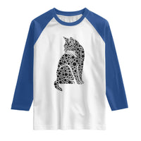 Polka Dot Black Cat Raglan Shirt International Dot Day Gift