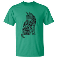 Polka Dot Black Cat T Shirt International Dot Day Gift