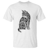 Polka Dot Black Cat T Shirt International Dot Day Gift