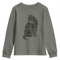 Polka Dot Black Cat Youth Sweatshirt International Dot Day Gift