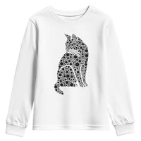 Polka Dot Black Cat Youth Sweatshirt International Dot Day Gift
