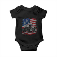 Patriotic Monster Truck Polka Dot Baby Onesie Dot Day Gift