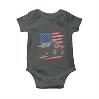 Patriotic Monster Truck Polka Dot Baby Onesie Dot Day Gift