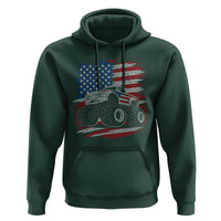 Patriotic Monster Truck Polka Dot Hoodie Dot Day Gift