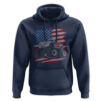 Patriotic Monster Truck Polka Dot Hoodie Dot Day Gift