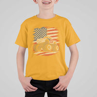 Patriotic Monster Truck Polka Dot T Shirt For Kid Dot Day Gift