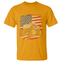 Patriotic Monster Truck Polka Dot T Shirt Dot Day Gift