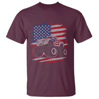 Patriotic Monster Truck Polka Dot T Shirt Dot Day Gift