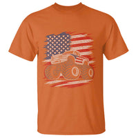 Patriotic Monster Truck Polka Dot T Shirt Dot Day Gift