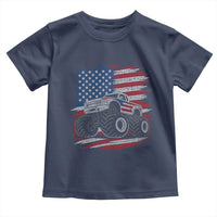 Patriotic Monster Truck Polka Dot Toddler T Shirt Dot Day Gift