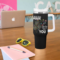 Happy Dot Day Tumbler With Handle Make Your Mark And See Where It Takes You