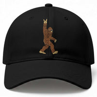 Funny Polka Dot Bigfoot Rock On Baseball Cap Dot Day Gift