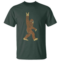 Funny Polka Dot Bigfoot Rock On T Shirt Dot Day Gift