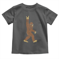 Funny Polka Dot Bigfoot Rock On Toddler T Shirt Dot Day Gift