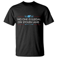 No One Is Illegal On Stolen Land T Shirt Indigenous Peoples Pride