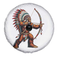 Native American Bigfoot Chief Spare Tire Cover Forest Warrior Pride Graphic