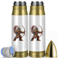 Native American Bigfoot Chief Bullet Tumbler Forest Warrior Pride Graphic