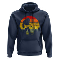 Vintage Pacific Northwest Bigfoot With Totem Pole Hoodie