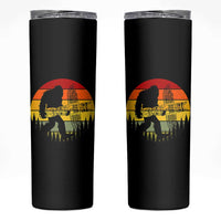 Vintage Pacific Northwest Bigfoot With Totem Pole Skinny Tumbler