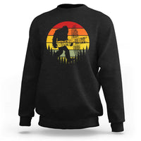 Vintage Pacific Northwest Bigfoot With Totem Pole Sweatshirt