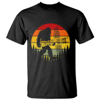 Vintage Pacific Northwest Bigfoot With Totem Pole T Shirt