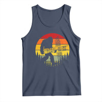 Vintage Pacific Northwest Bigfoot With Totem Pole Tank Top