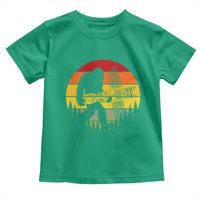 Vintage Pacific Northwest Bigfoot With Totem Pole Toddler T Shirt