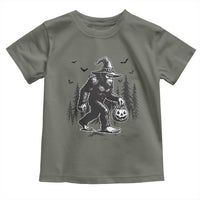 Funny Halloween Gift Toddler T Shirt Bigfoot Witch Costume - Wonder Print Shop
