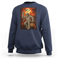 Halloween Mummy Bigfoot Sweatshirt Funny Cryptid Gift - Wonder Print Shop