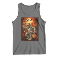 Halloween Mummy Bigfoot Tank Top Funny Cryptid Gift - Wonder Print Shop