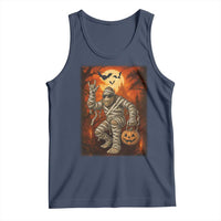 Halloween Mummy Bigfoot Tank Top Funny Cryptid Gift - Wonder Print Shop