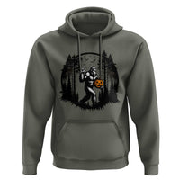 Funny Halloween Bigfoot With Jack O Lantern Hoodie - Wonder Print Shop