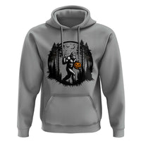 Funny Halloween Bigfoot With Jack O Lantern Hoodie - Wonder Print Shop