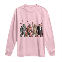 Funny Halloween Long Sleeve Shirt Bigfoot Monster Cosplay Characters - Wonder Print Shop