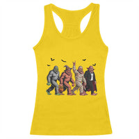 Funny Halloween Racerback Tank Top Bigfoot Monster Cosplay Characters - Wonder Print Shop