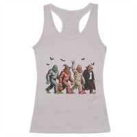 Funny Halloween Racerback Tank Top Bigfoot Monster Cosplay Characters - Wonder Print Shop