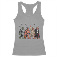 Funny Halloween Racerback Tank Top Bigfoot Monster Cosplay Characters - Wonder Print Shop