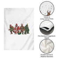 Bigfoot Christmas Cosplay Garden Flag Funny Holiday Gift - Wonder Print Shop