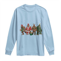 Bigfoot Christmas Cosplay Long Sleeve Shirt Funny Holiday Gift - Wonder Print Shop