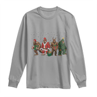 Bigfoot Christmas Cosplay Long Sleeve Shirt Funny Holiday Gift - Wonder Print Shop
