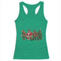 Bigfoot Christmas Cosplay Racerback Tank Top Funny Holiday Gift - Wonder Print Shop