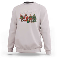 Bigfoot Christmas Cosplay Sweatshirt Funny Holiday Gift - Wonder Print Shop