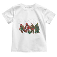 Bigfoot Christmas Cosplay Toddler T Shirt Funny Holiday Gift - Wonder Print Shop