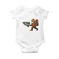 Believe Bigfoot Christmas Baby Onesie Sasquatch Holiday Gift - Wonder Print Shop
